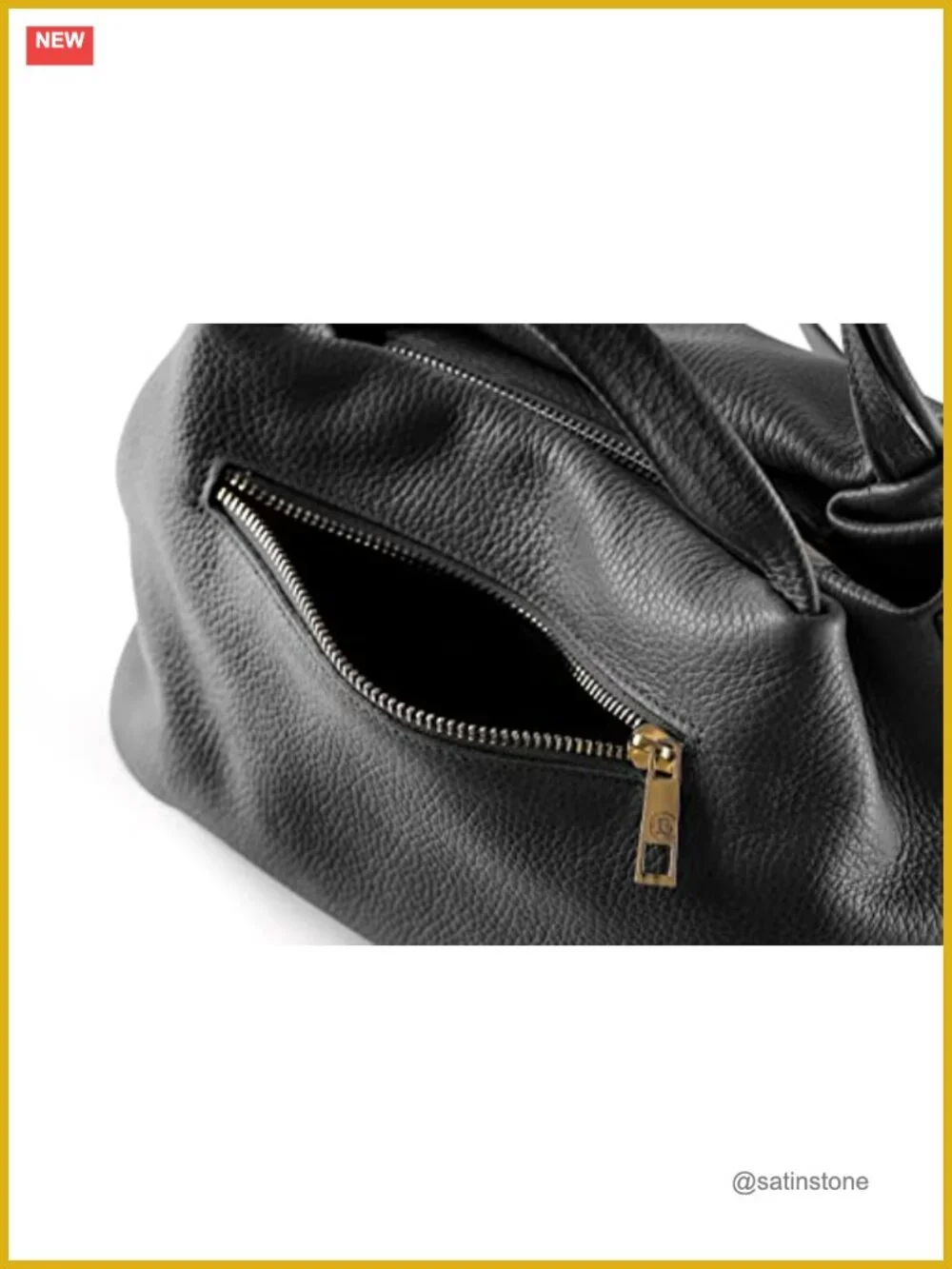 Italian Leather Crossbody Satchel Bag Shoulder Handbag